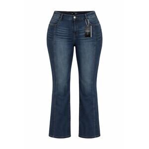 Flamingals Women’s 4XL Dark Wash Straight Leg Jeans Stretch Denim NWT